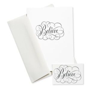 NWT🏷 Tattly Believe Card Tattoo 🔴FIRM🔴